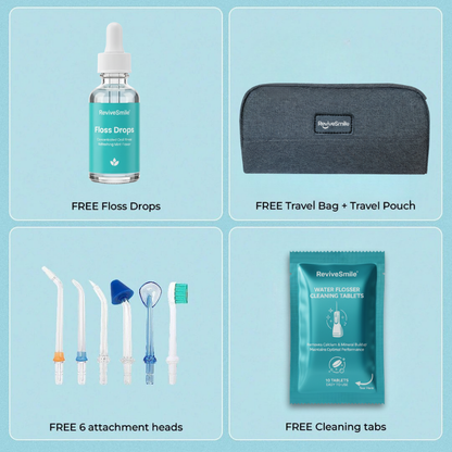 REVIVE SMILE WATER FLOSSER - 50% OFF WINTER SALE + 4 FREE GIFTS (WORTH $150)