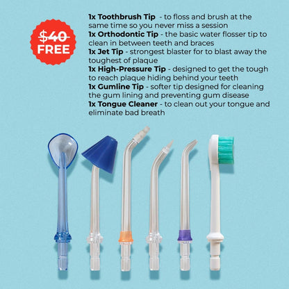 REVIVE SMILE WATER FLOSSER - 50% OFF WINTER SALE + 4 FREE GIFTS (WORTH $150)
